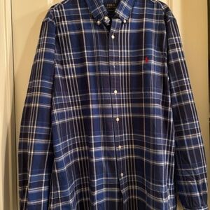 Ralph Lauren Classic Fit Long Sleeve Plaid Shirt